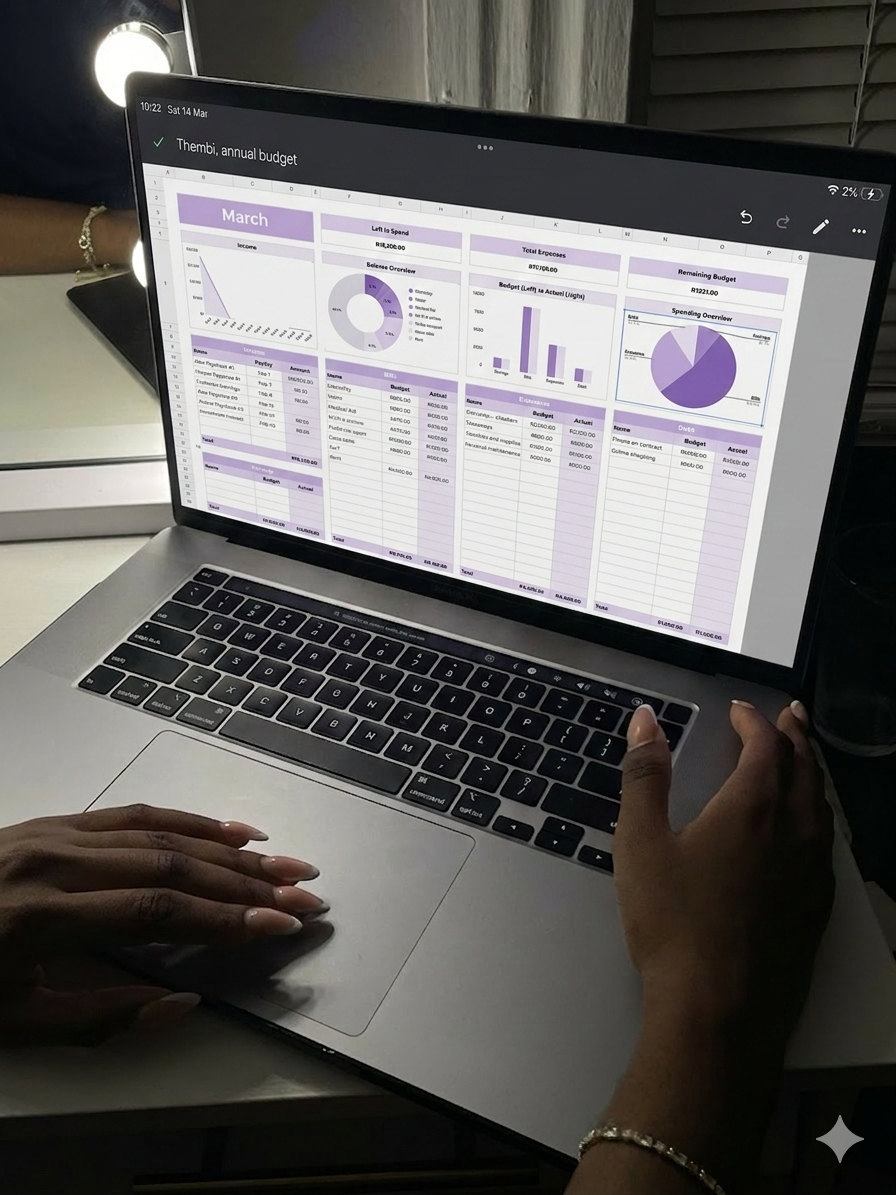 Budgeting template (Once off purchase )